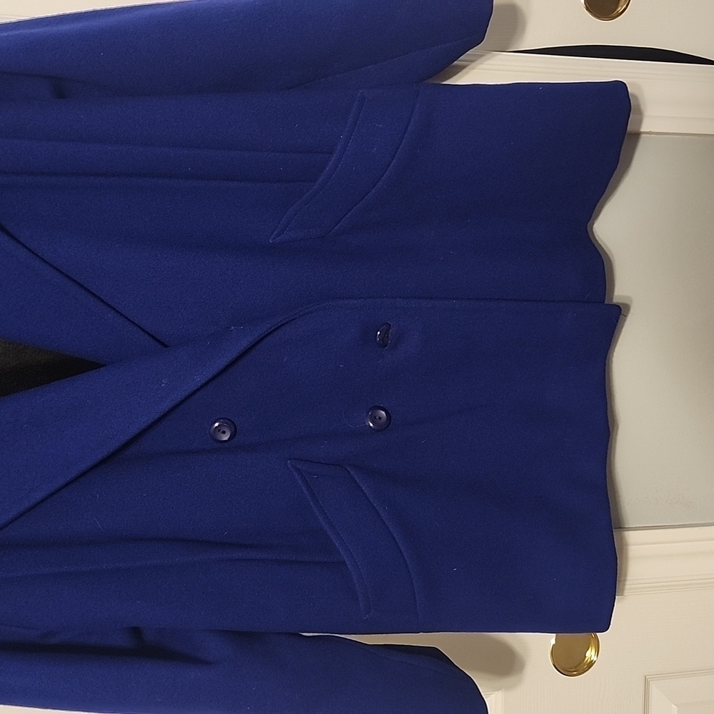 100% wool vintage winter coat - Picture 3 of 10